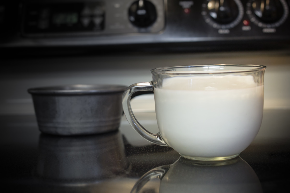 The mixture is often commonly taken with some warm milk. 
