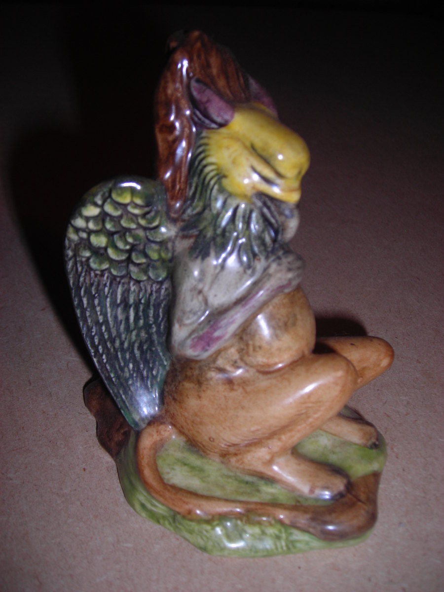 The Gryphon from the Alice series was manufactured by Royal Doulton under license from Beswick
