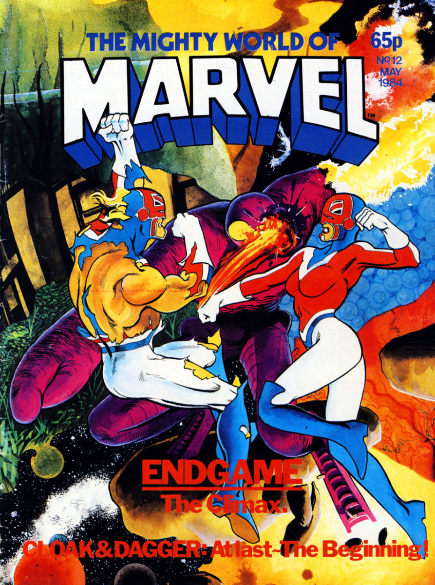 Captain Britain by Alan Moore and illustrated by Alan Davis