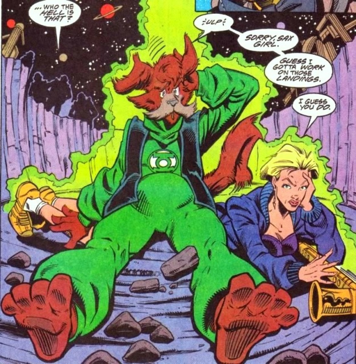G'Nort - Fake Green Lantern Doggie