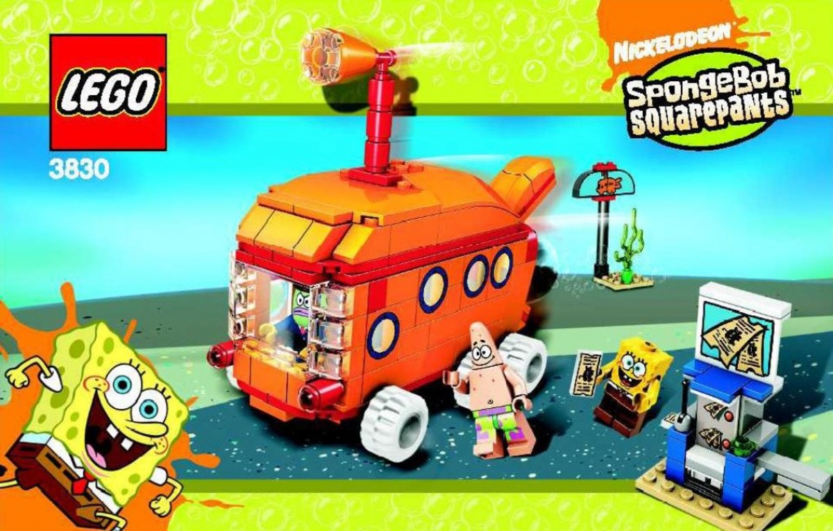 LEGO SpongeBob SquarePants The Bikini Bottom Express 3830 box