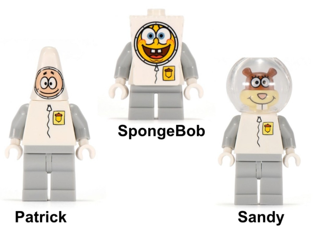LEGO SpongeBob SquarePants Rocket Ride 3831 Minifigures 
