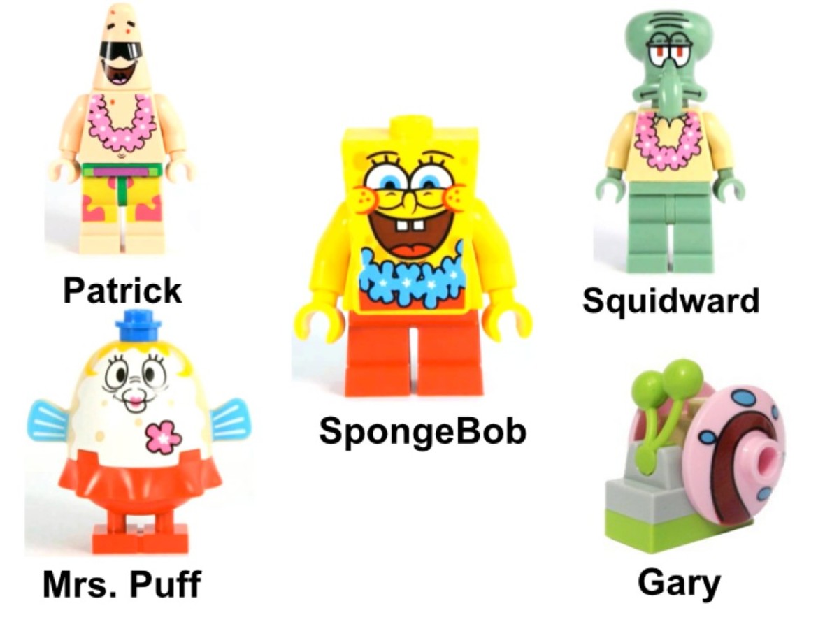 LEGO SpongeBob SquarePants Bikini Bottom Undersea Party 3818 Minifigures 