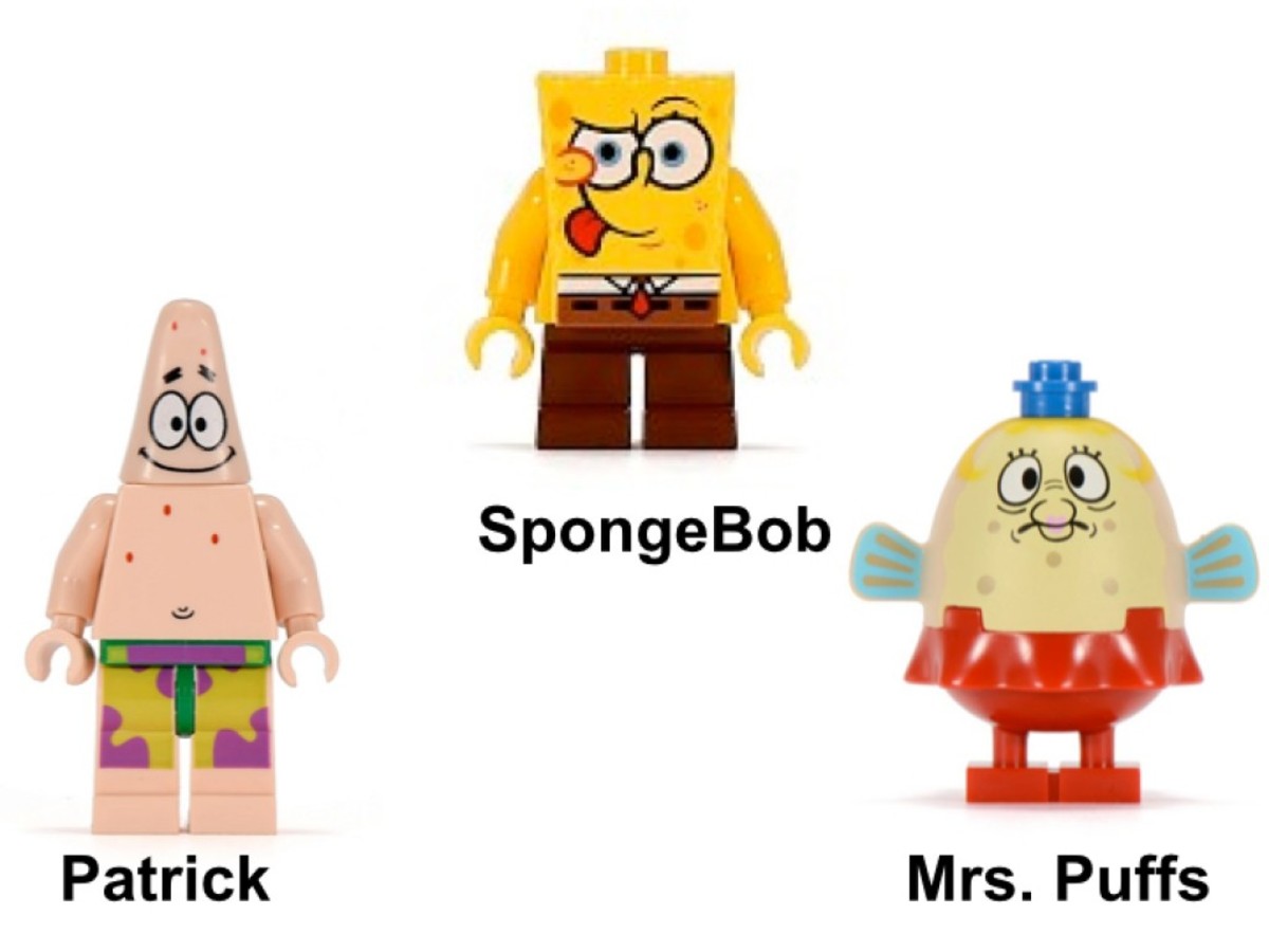 LEGO SpongeBob SquarePants Mrs. Puff’s Boating School 4982 Minifigures 