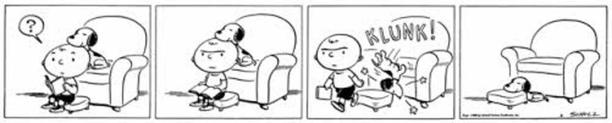 First time Snoopy appeared with Charlie Brown, October 10, 1950