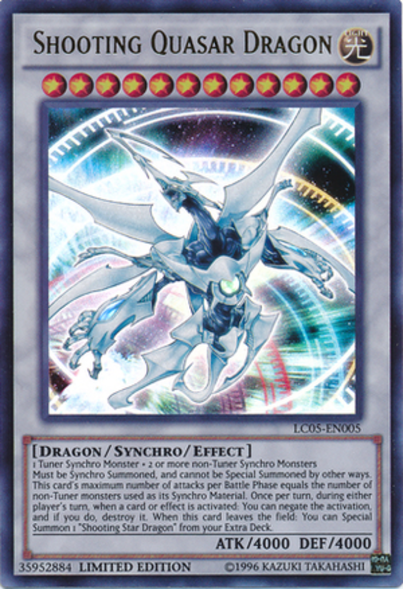 What are you going to do… when a Dragon a born from a Quasar comes for you?  Whatever you do, at least you know it's going to take more than one card effect...