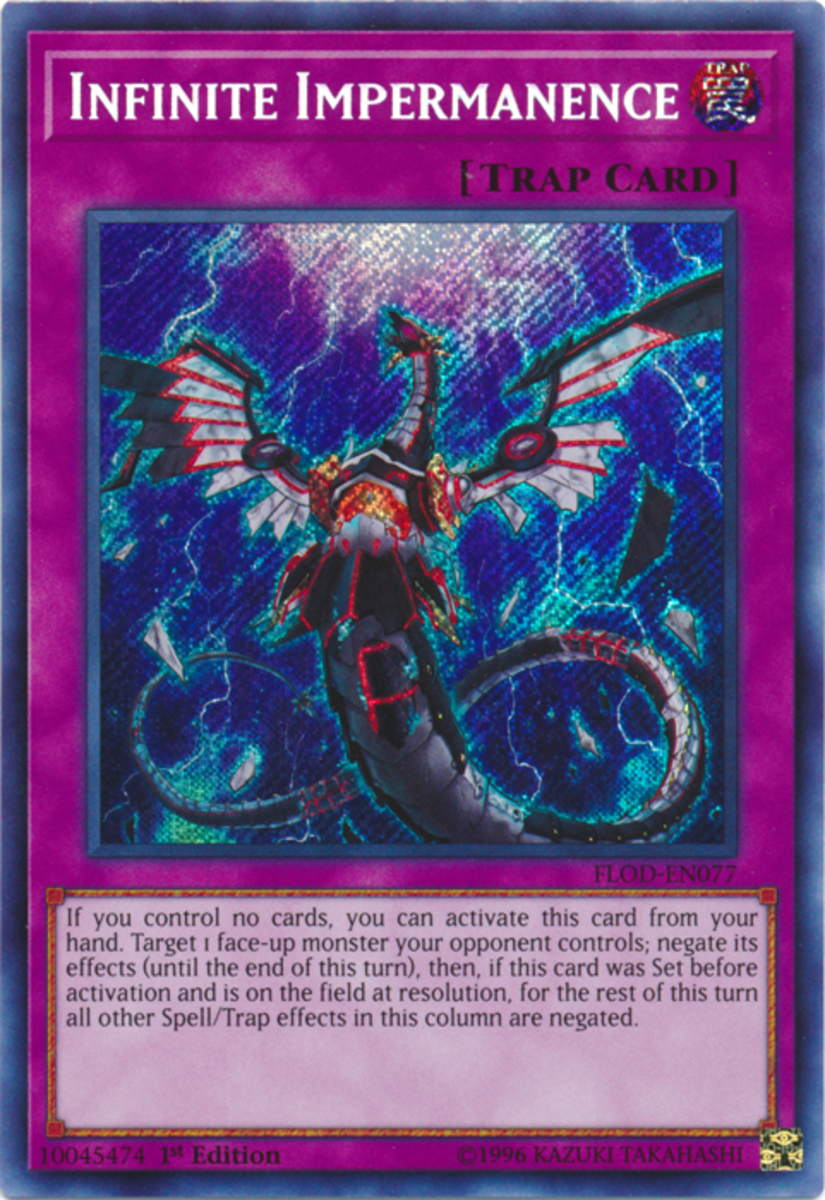 Cyber Dragon Nova looks a little too happy knowing, even if you negate his monster effect, his legacy lives on in a hand trap-Trap card.  