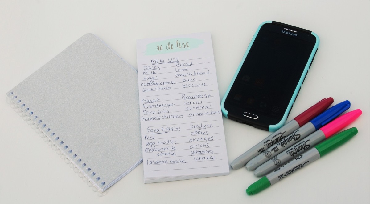 The next time you write out your shopping list, have fun by adding colorful description to each item. 