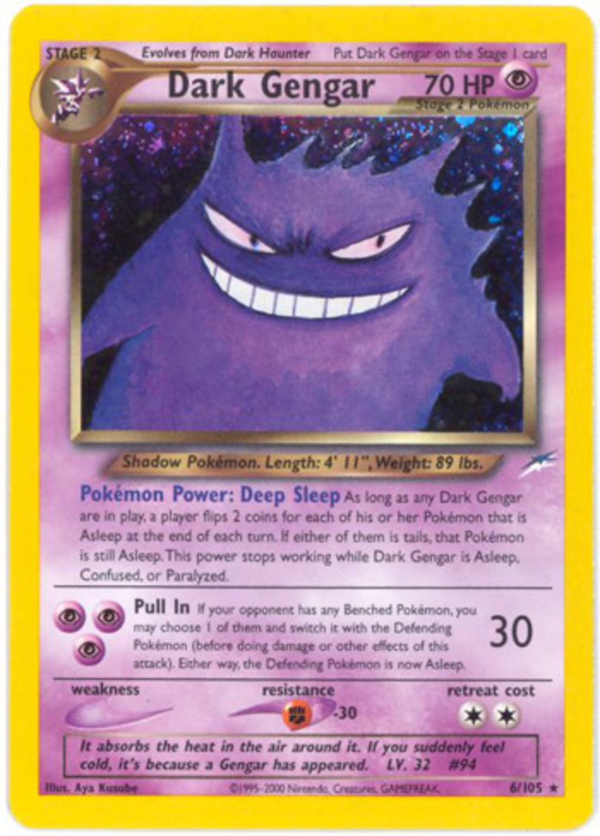 dark type pokemon trainer cards