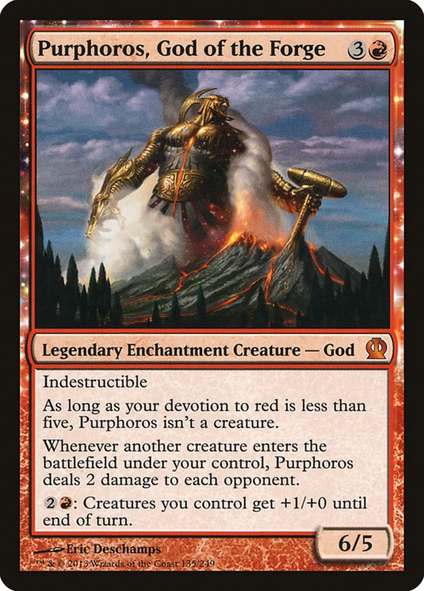 Purphoros, God of the Forge mtg