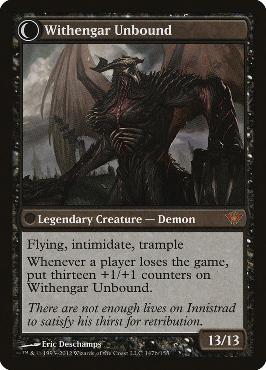 Proxy demon. Withengar MTG. МТГ Withengar Unbound. Elbrus, the Binding Blade / Withengar Unbound. Magic the Gathering Innistrad.