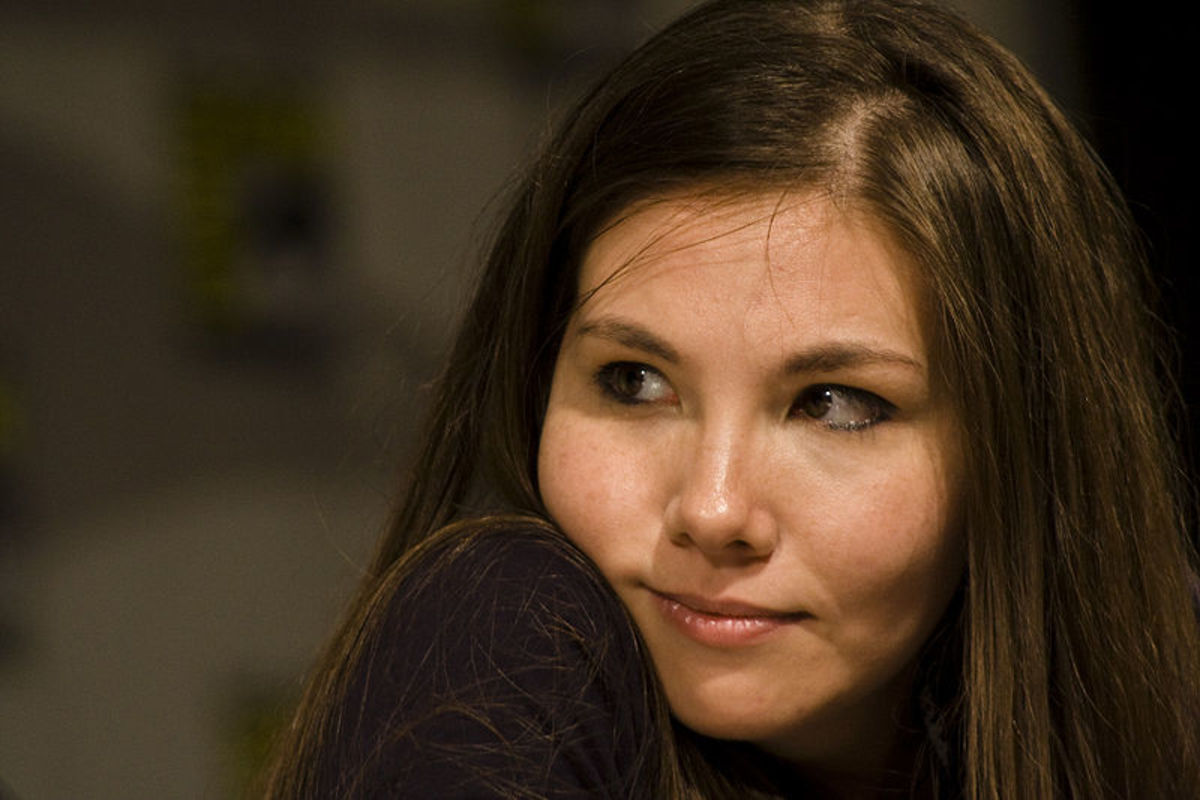 Author Marjorie M. Liu at the 2008 San Diego Comic-Con.
