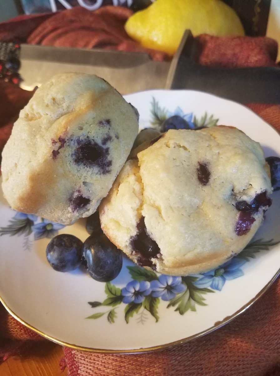 "Night Court" Blueberry Lemon Muffins