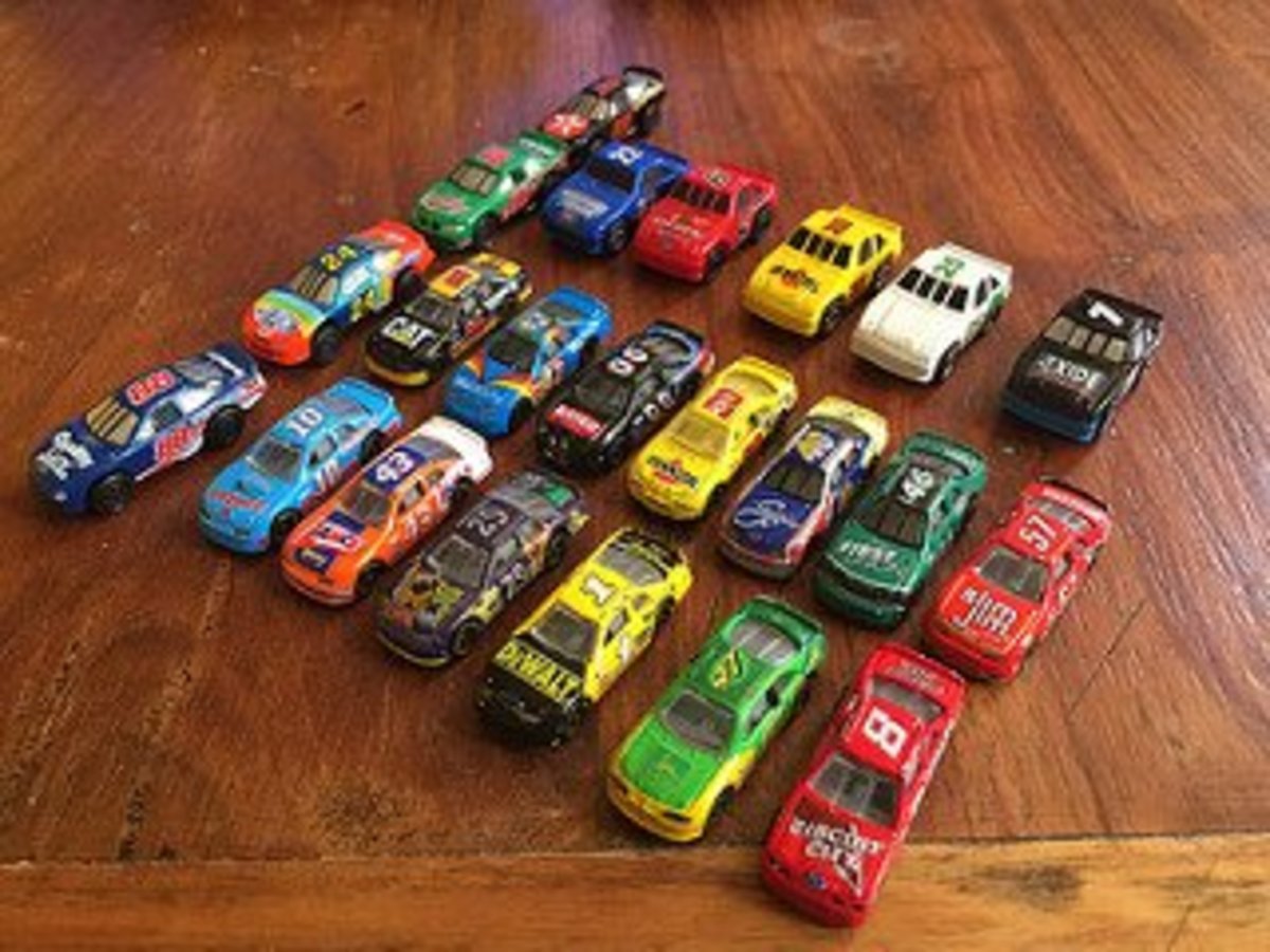 Die-cast toy cars