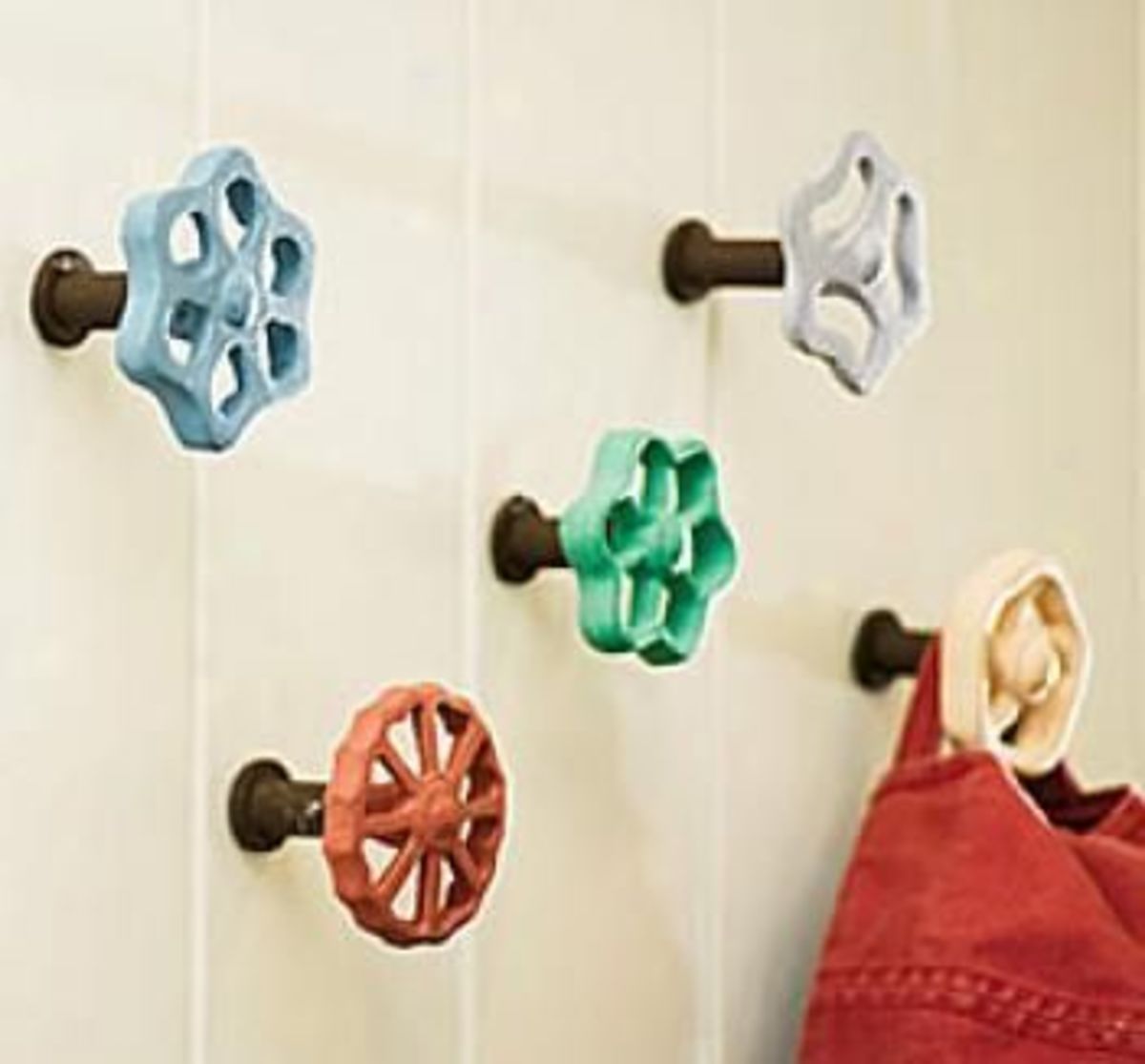 Outdoor faucet knobs are fun to collect and repurpose.