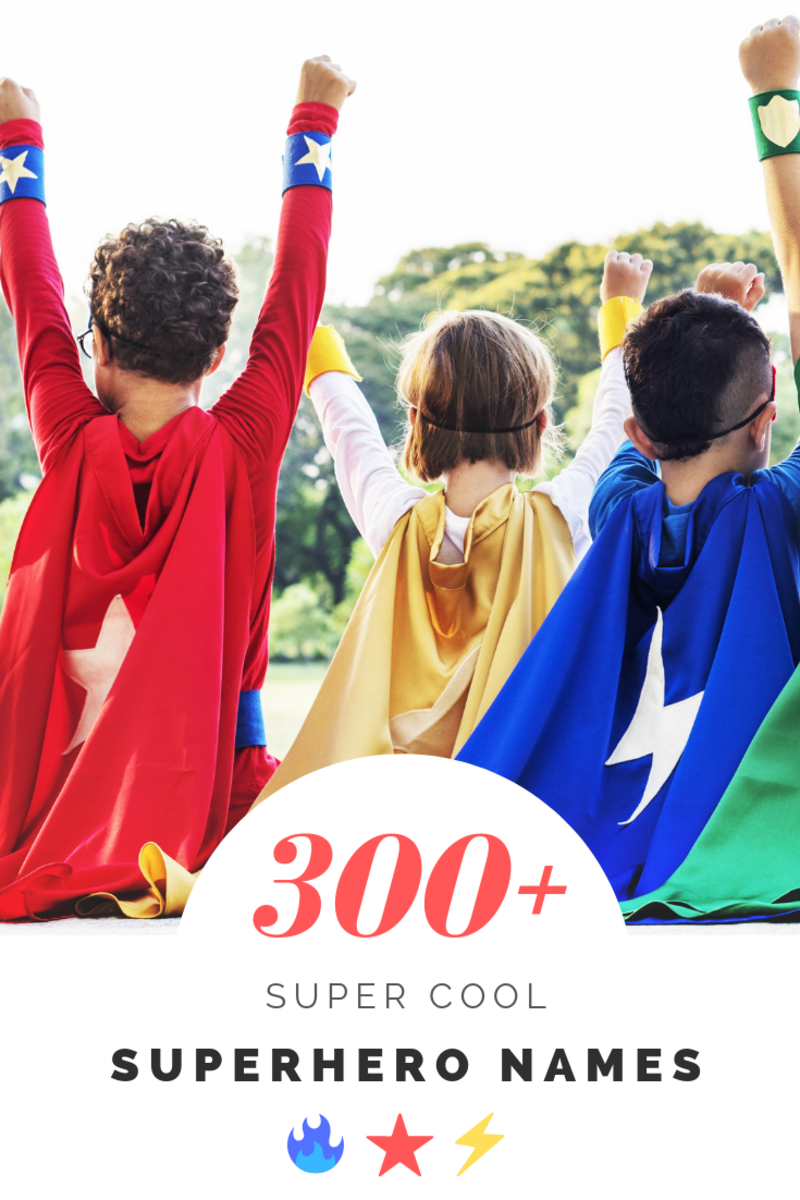 300+ Super Cool Superhero Names - HobbyLark
