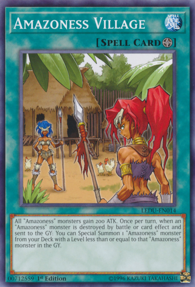 Amazoness Spy Yugioh Card Genuine Yu-Gi-Oh Trading Card 