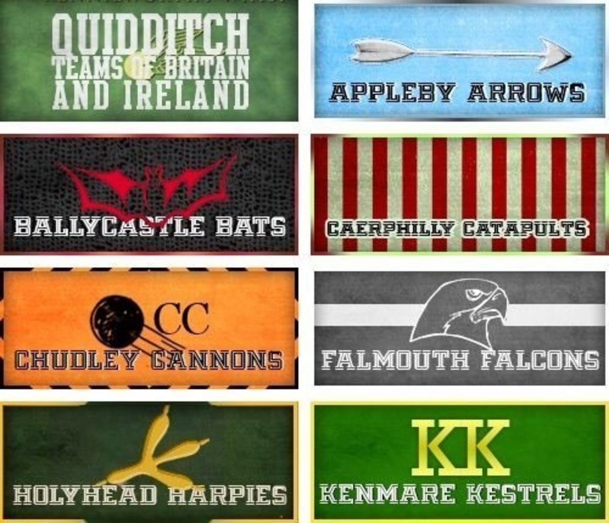Quidditch team logos