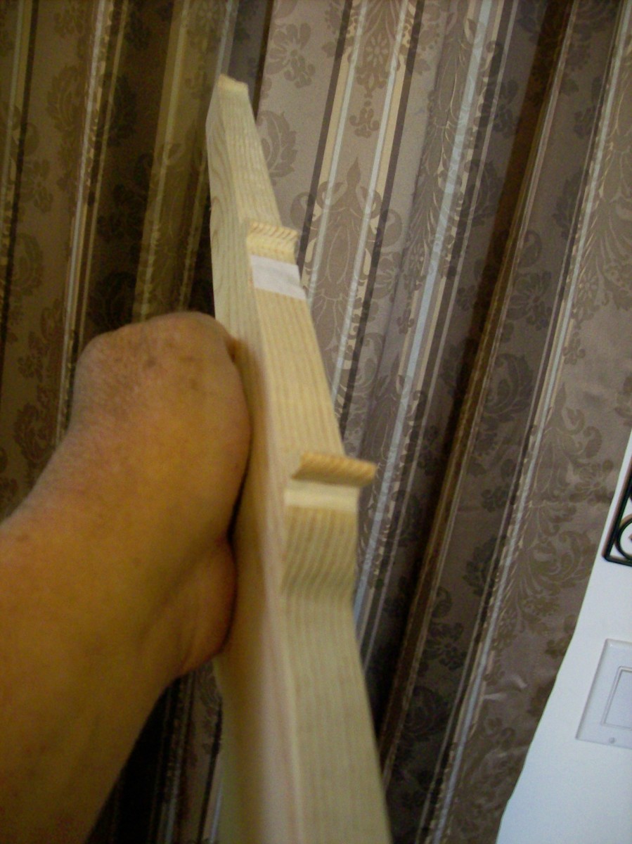 Paper patches can be employed to smooth and cover small wounds and shallow blade cuts in the wood.