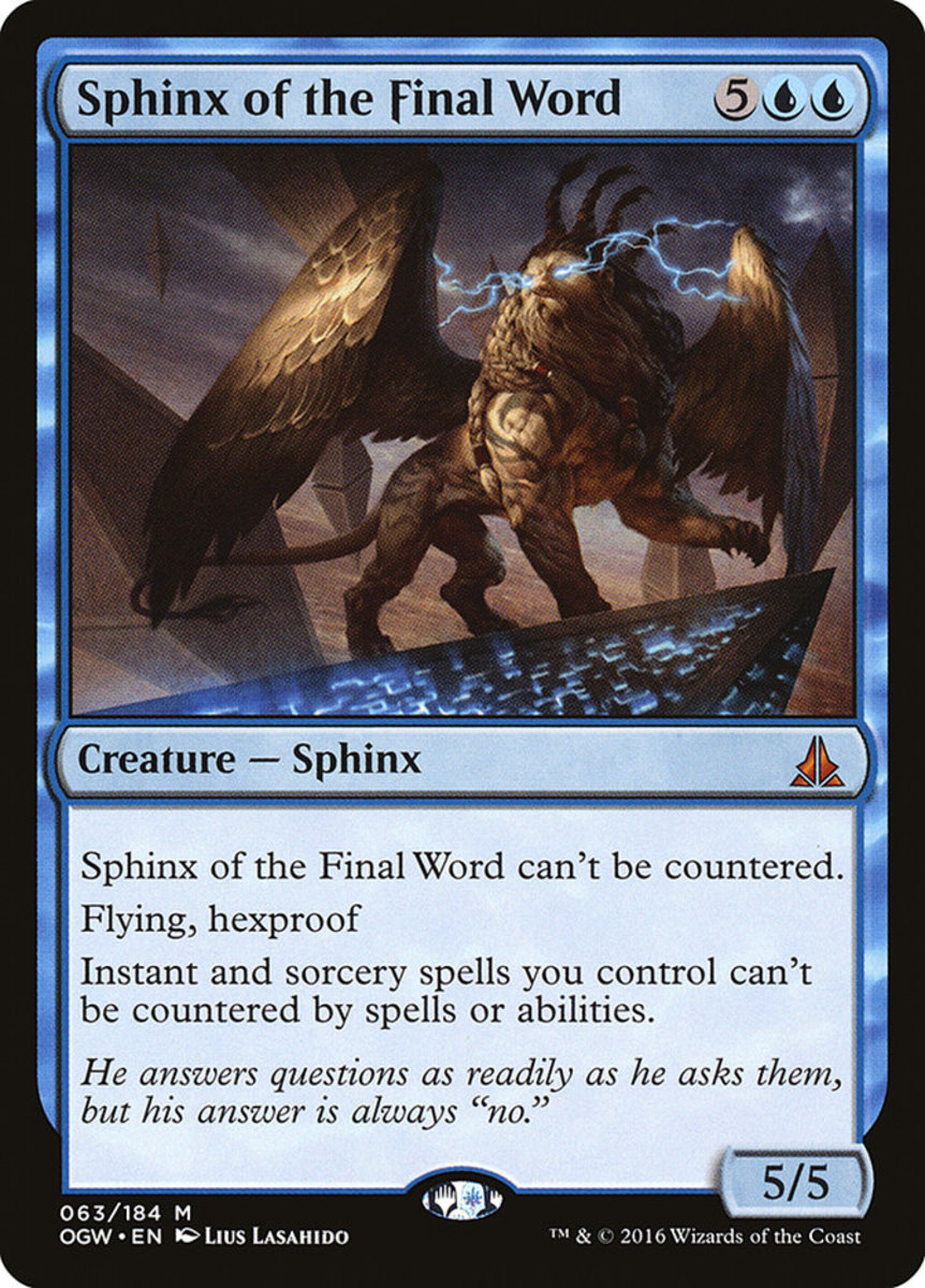 Sphinx of the Final Word mtg