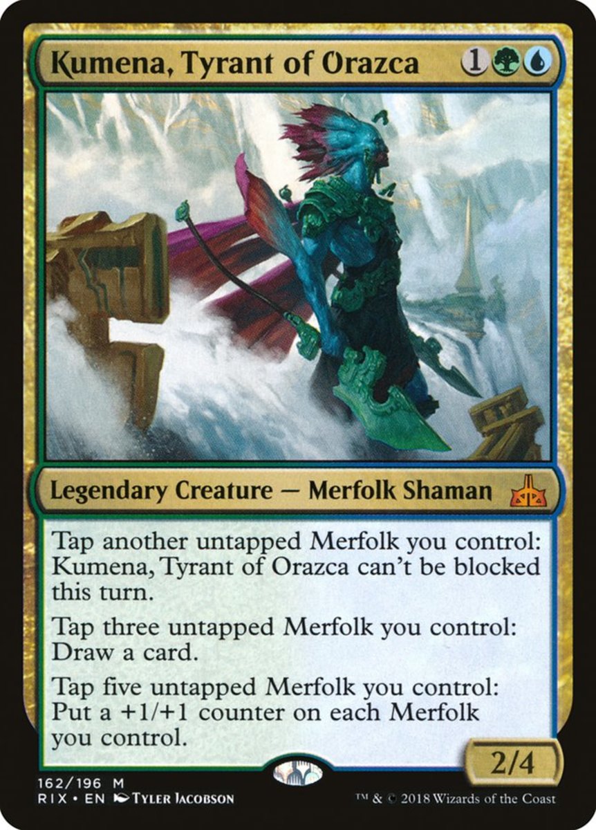 Kumena, Tyrant of Orazca mtg