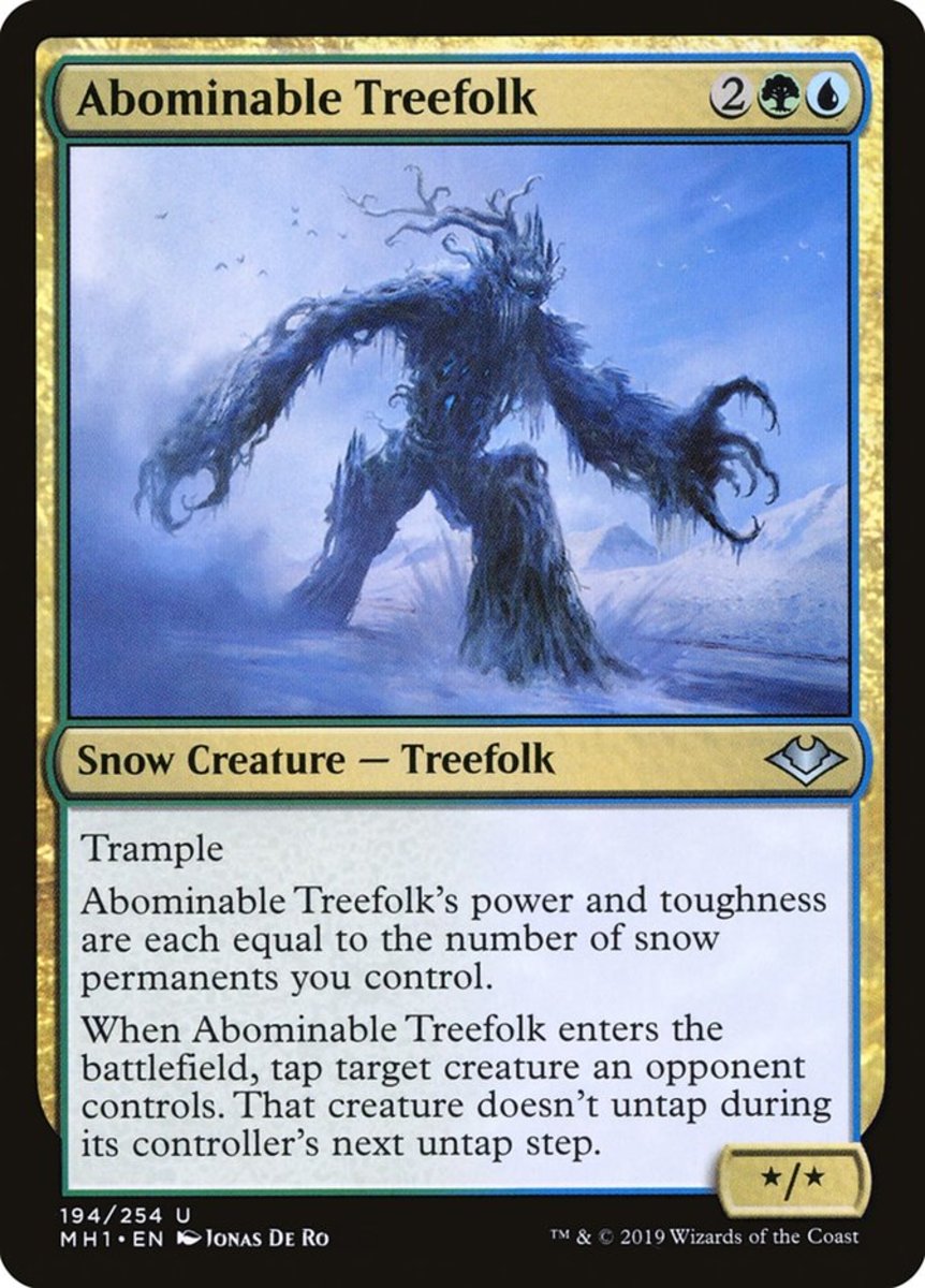 Abominable Treefolk mtg