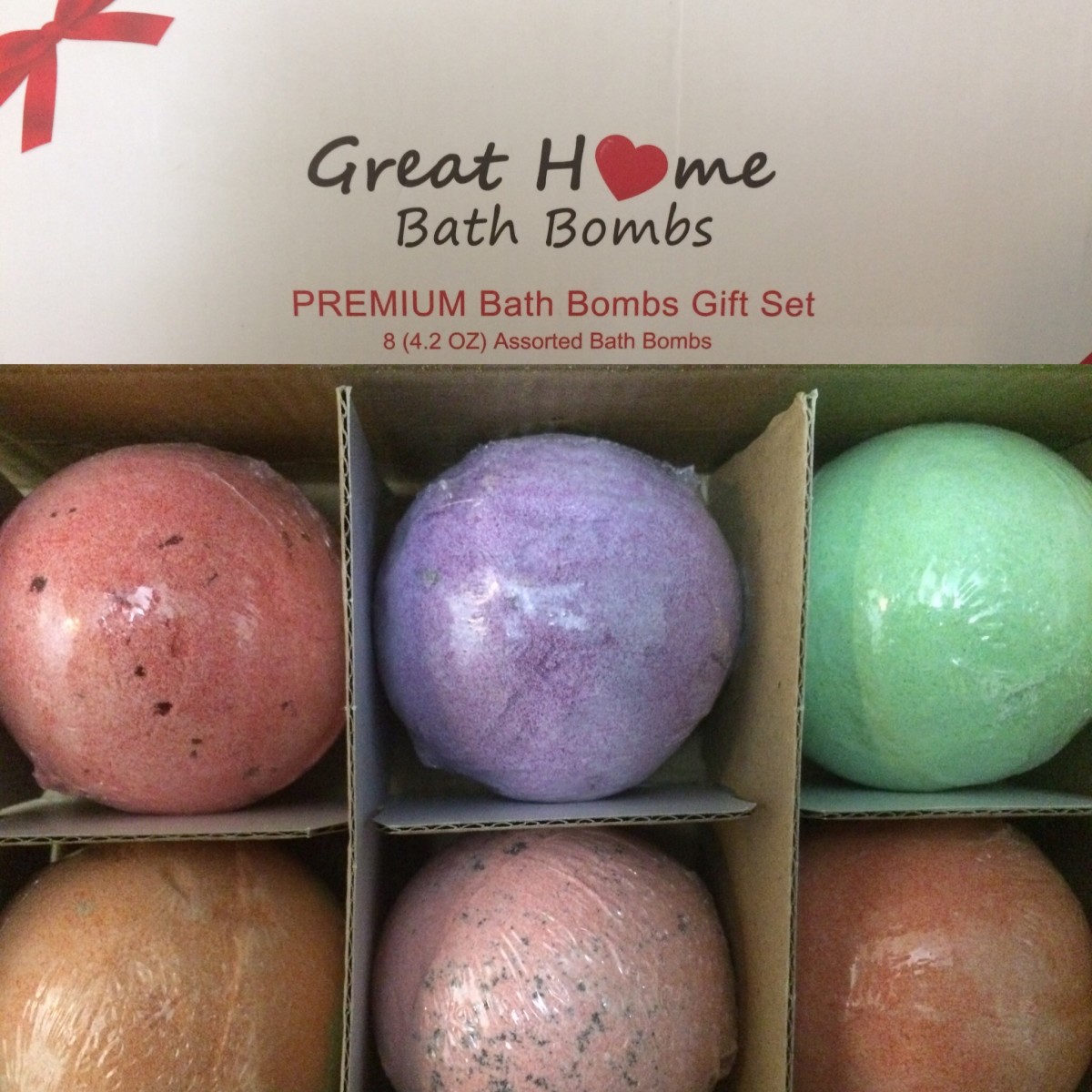 Review of Great Home Bath Bombs Gift Set