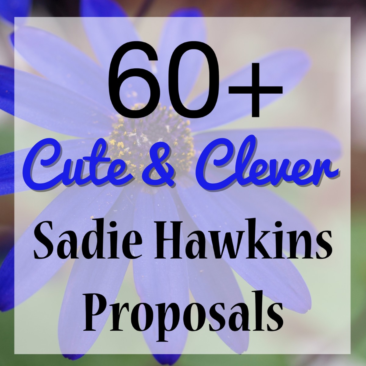 Need ideas on how to ask your crush to the Sadie Hawkins dance?  Here are over 60 to choose from.