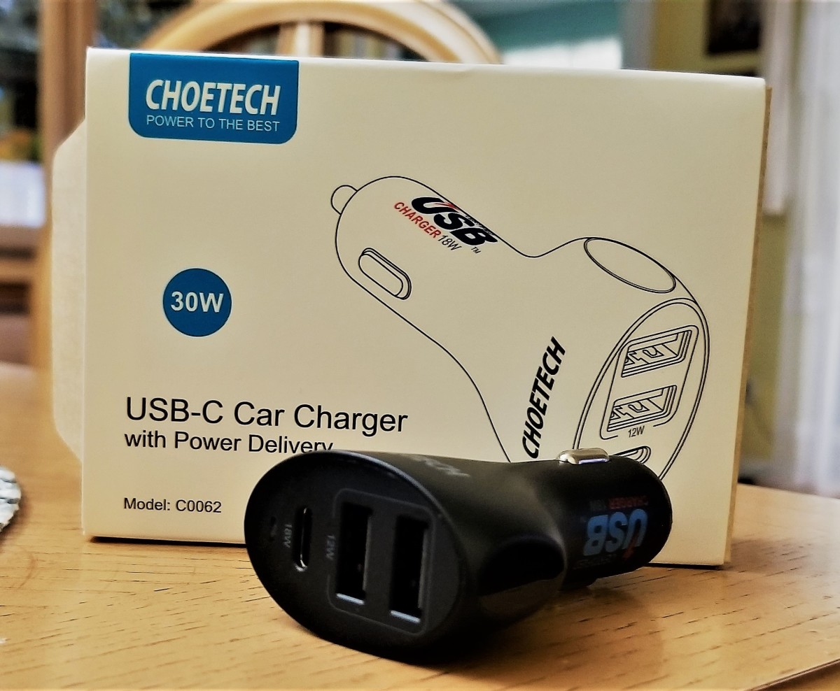 Review of Choetech 3 Port USB Car Charger With Power Delivery
