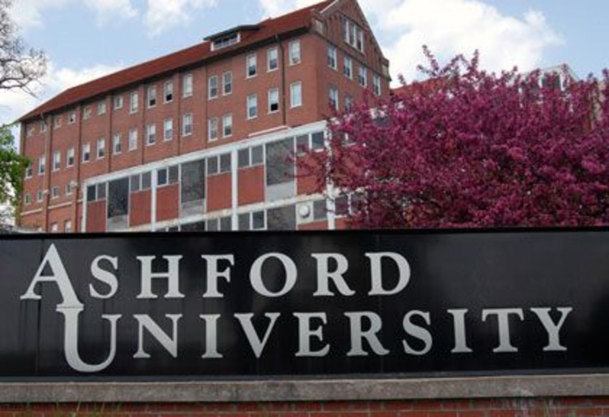 An image of the campus at Ashford University