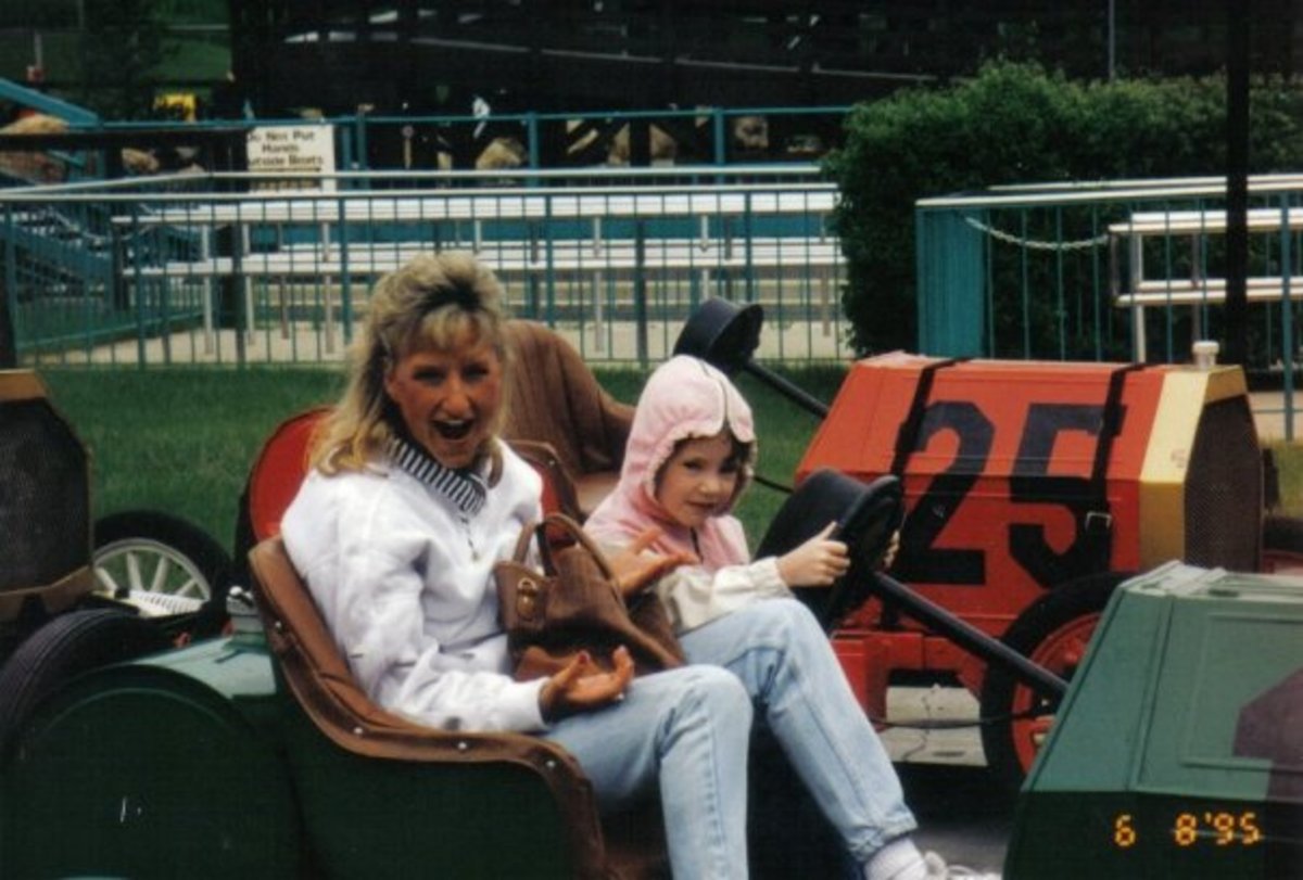 My mom and me, 1995