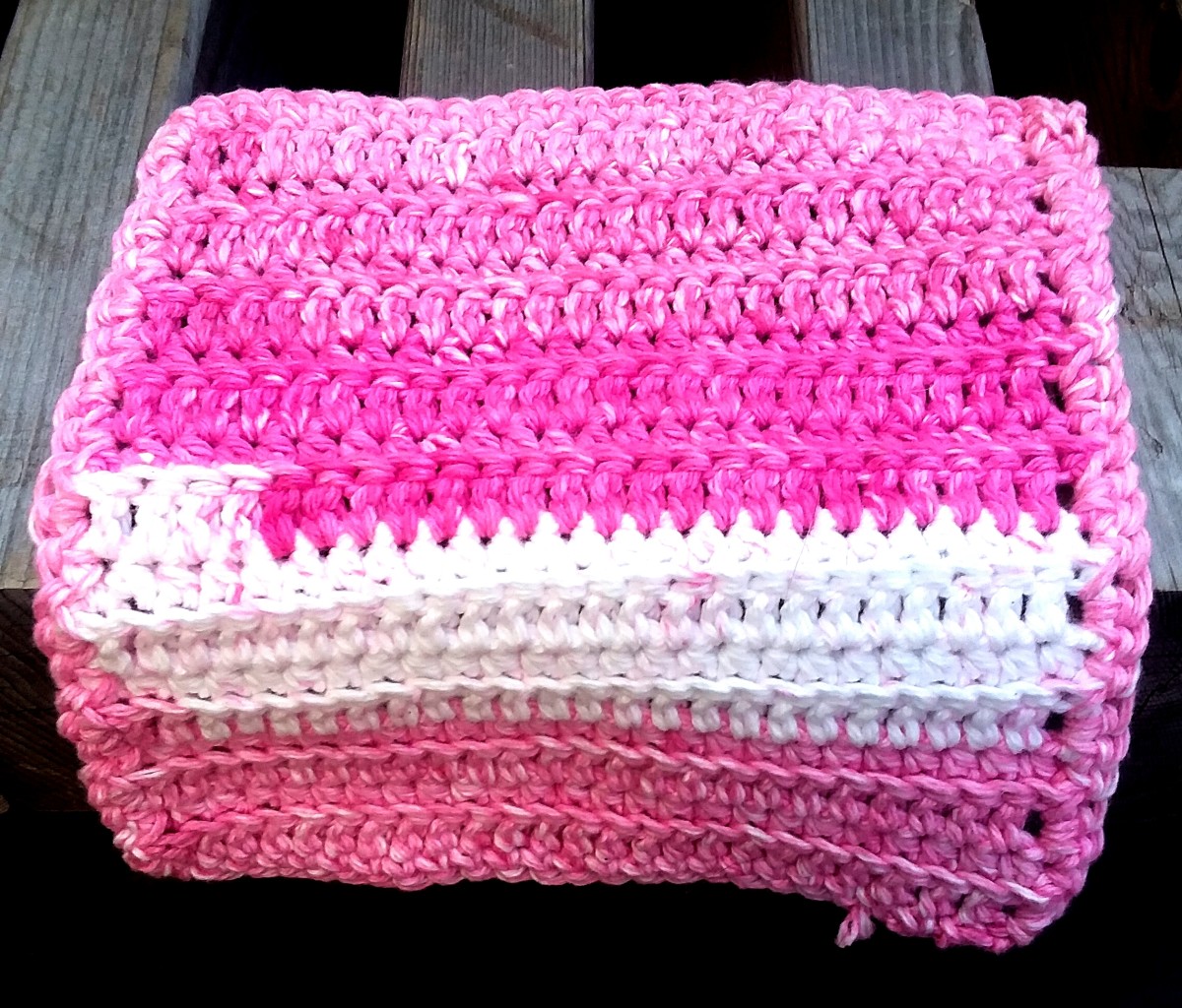 Ribbed Crochet Dishcloth Pattern