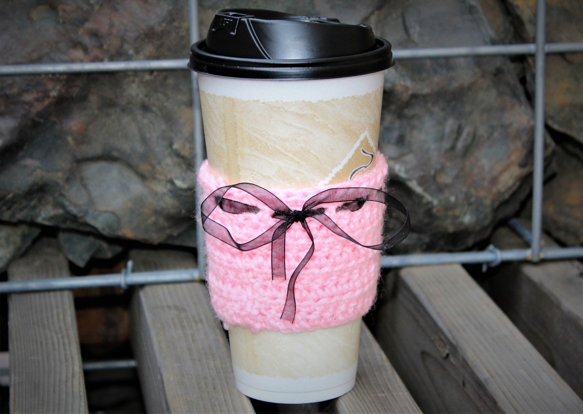 Crochet Pattern: Pastel Goth Coffee Cozy