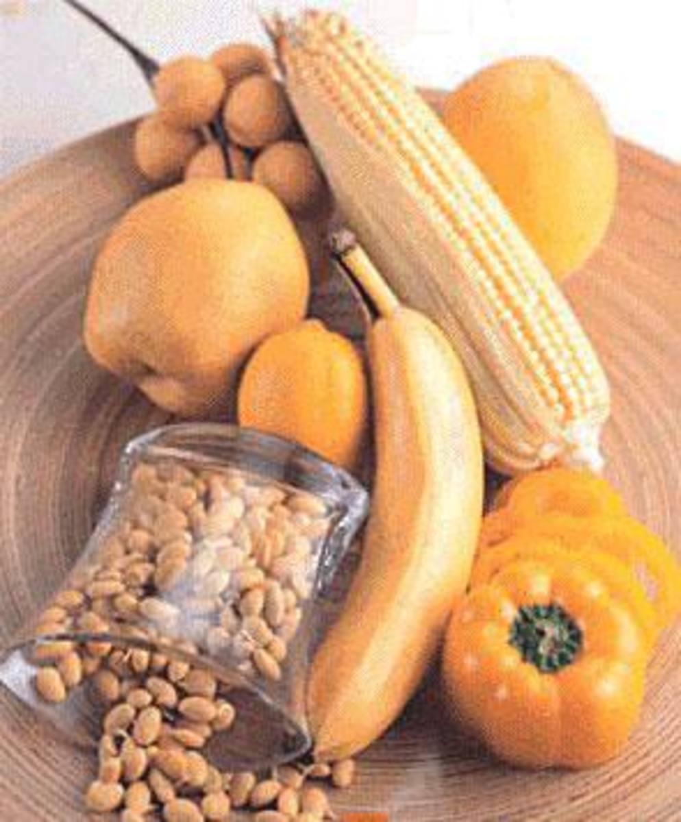 Yellow foods are thought to benefit the spleen in Traditional Chinese Medicine