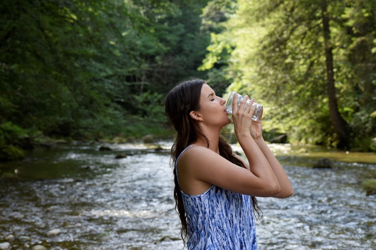 Drink plenty of water to reduce pain during your period.