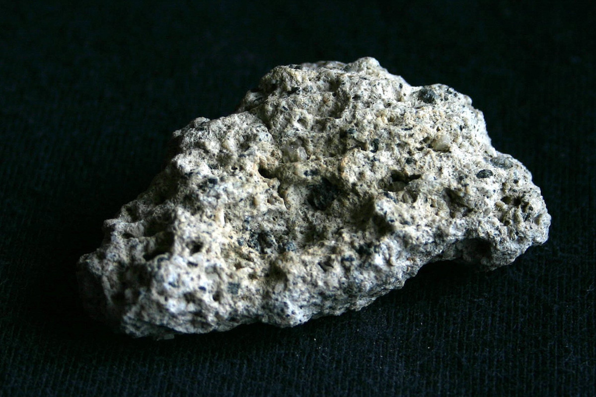 Pumice stone is a form of volcanic rock. 