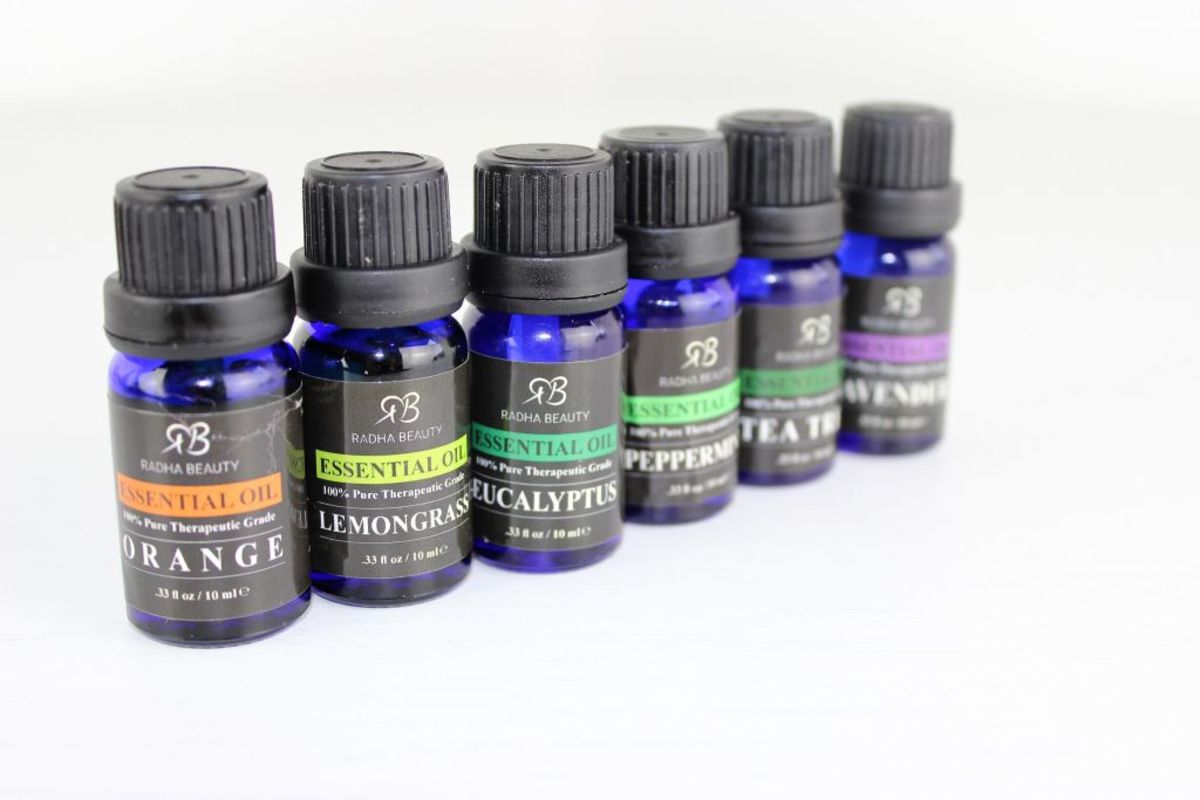 Aromatherapy oils can be bought in many varieties.