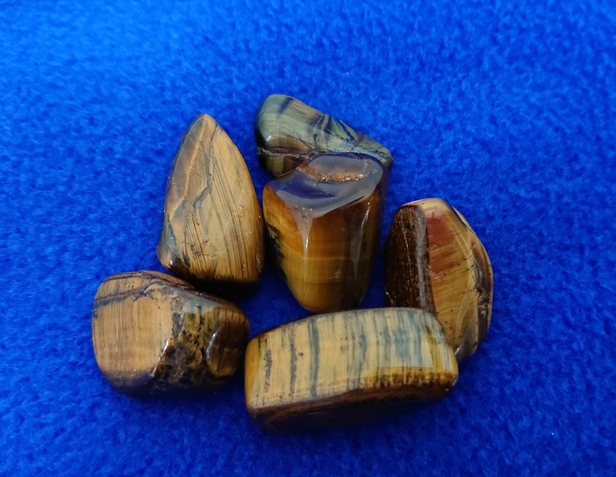 Tiger's eye has long been used as a protective amulet. 