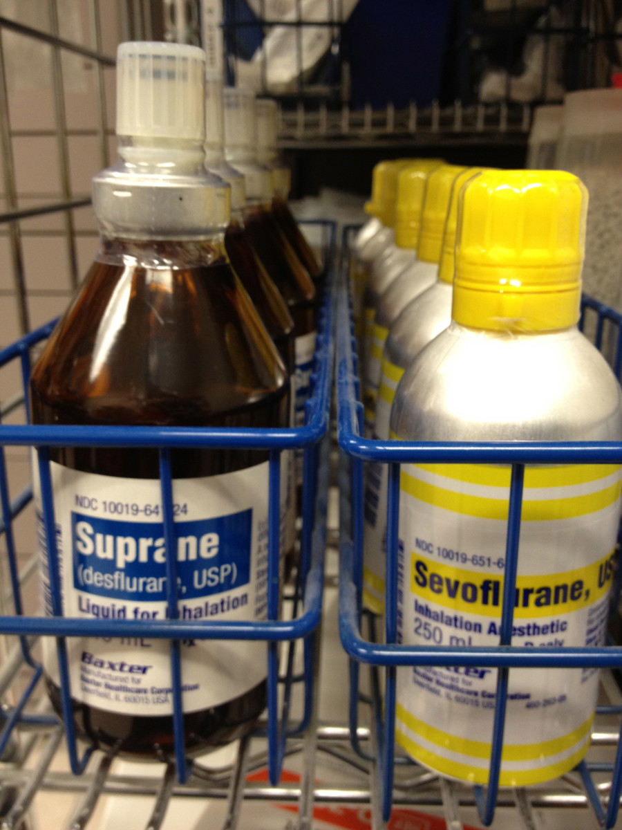 Desflurane and Sevoflurane are two of the most commonly used anesthesia gases available today.