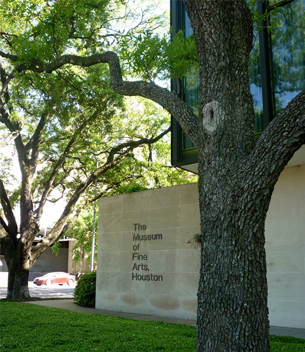 External view of a portion of the Museum of Fine Arts Houston