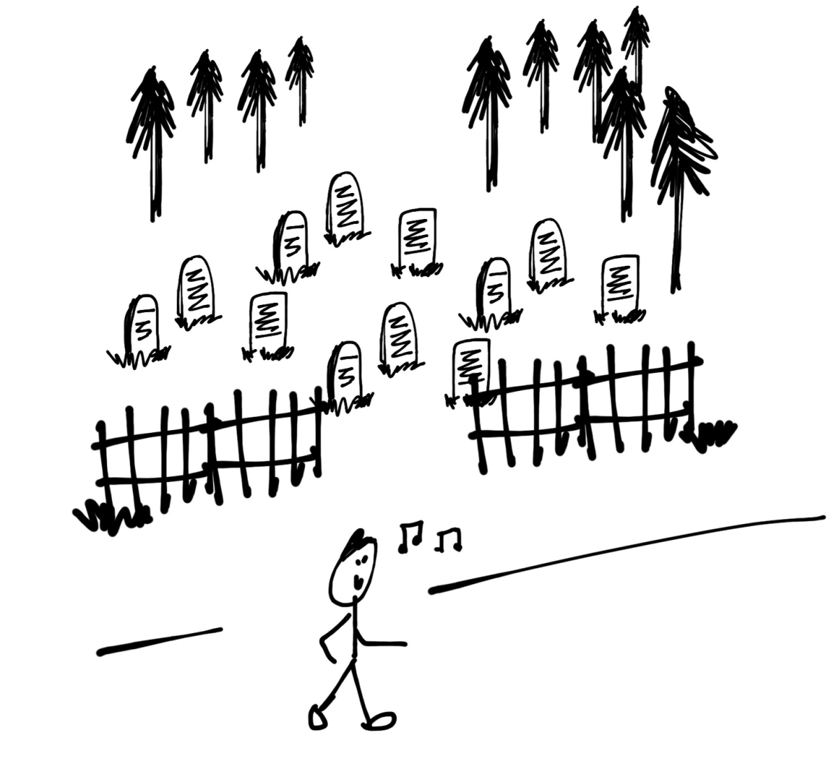 Whistling Past the Cemetery - "To enter a situation with little or no understanding of the possible consequences."