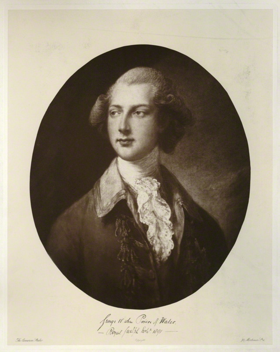 Prince of Wales, George Frederick Augusta, the heir to the British throne. Known as Prinny to his friends