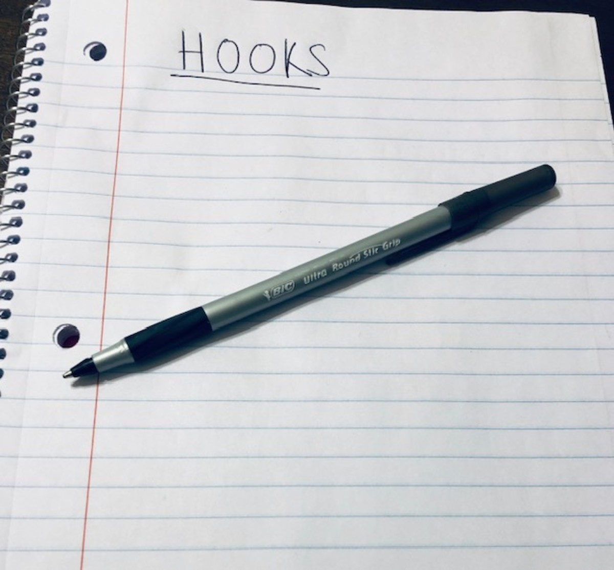 Writing a good in makes what hook A Secret