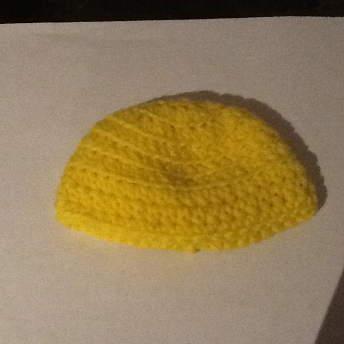 Do you have some leftover yarn that's too short for most projects? Turn it into a tiny hat for a preemie baby!