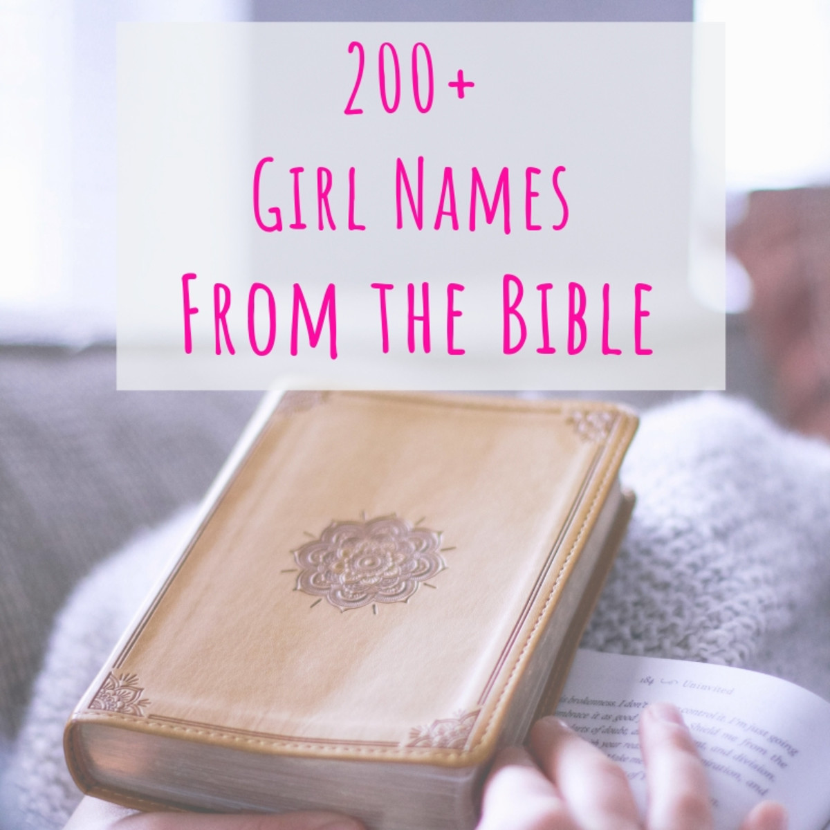 Try one of these female biblical names for your baby!