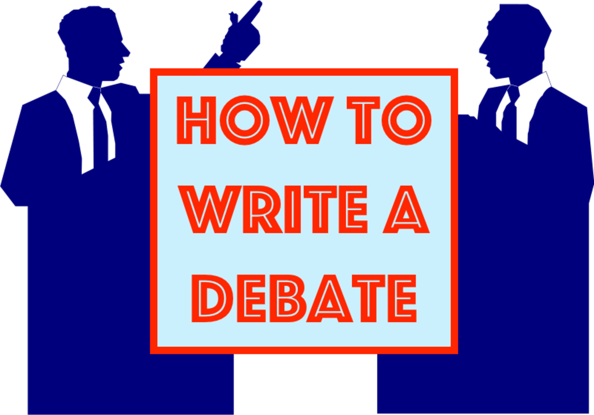 how to organize a debate speech