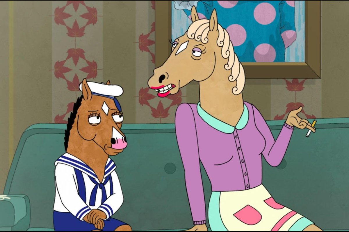 Bojack Horseman is abused by Narc Mother, Beatrice.