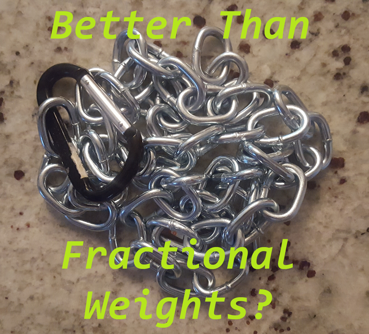Do-It-Yourself Fractional Weight Plates for Microloading