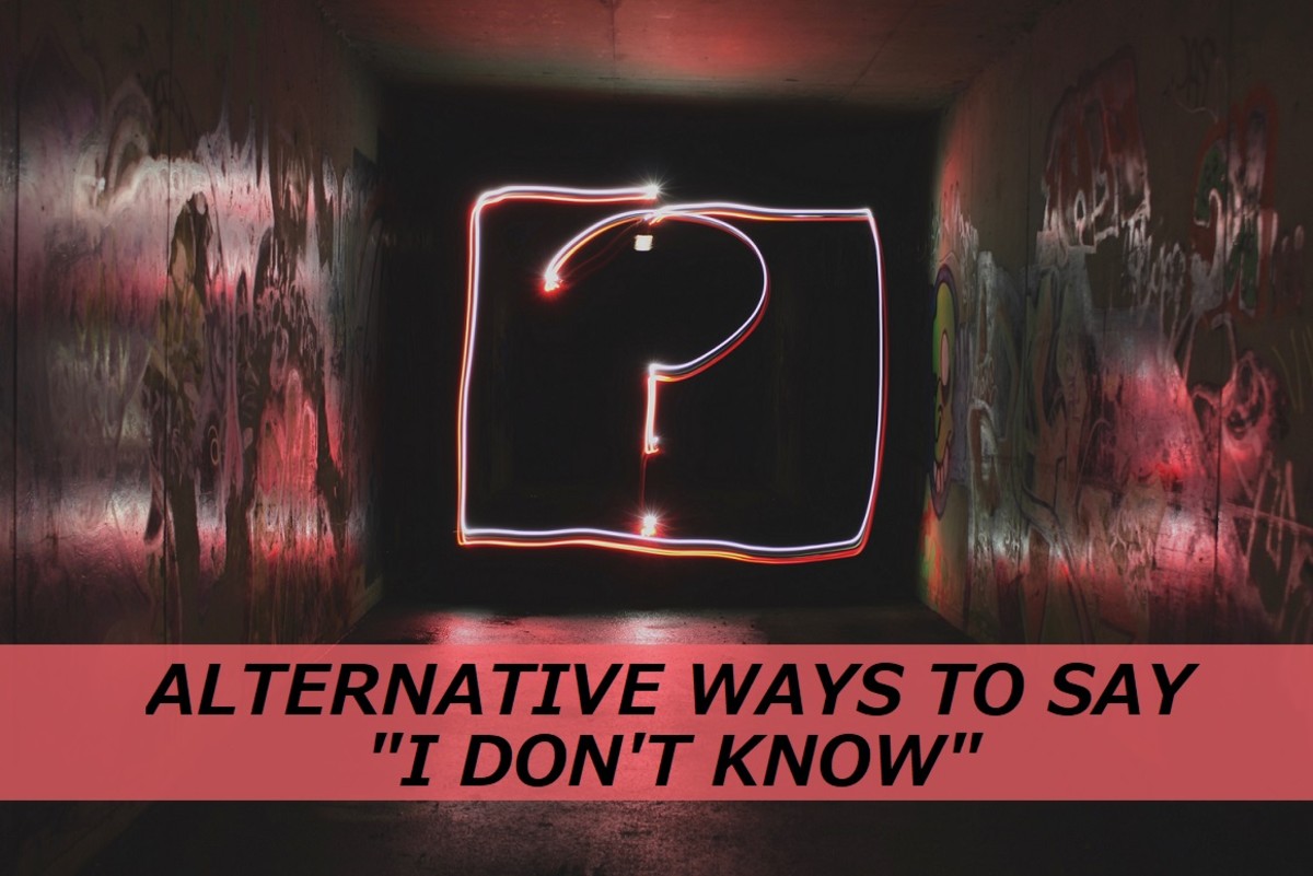 Alternative Ways to Say "I Don't Know"