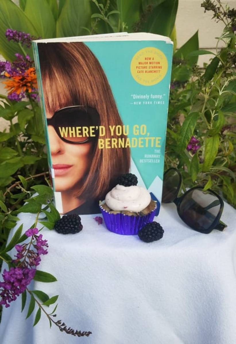 Pair "Where'd You Go Bernadette?" with blackberry French toast cupcakes!